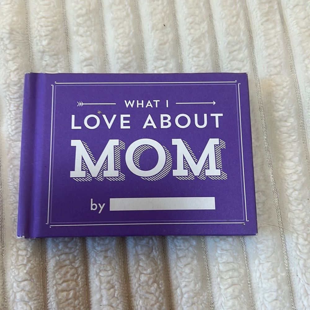 “What I Love About Mom” Book